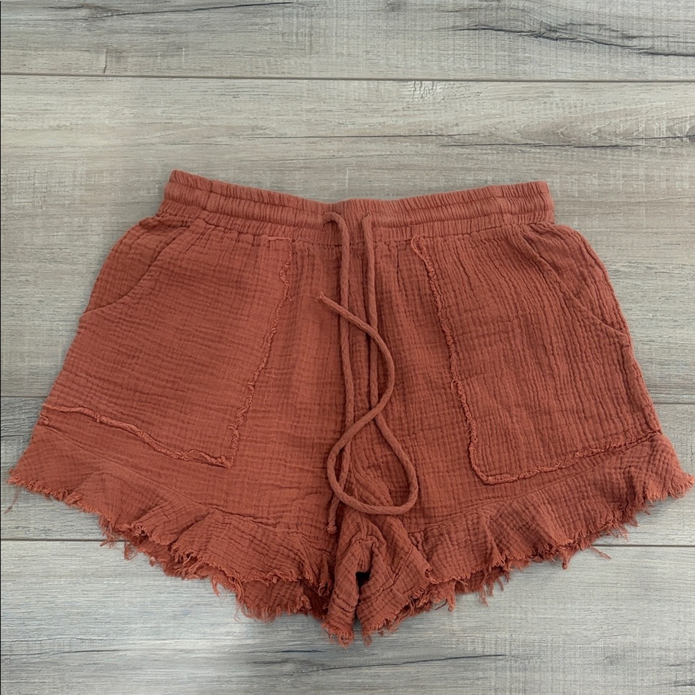 Eesome High Waist Terracotta Shorts